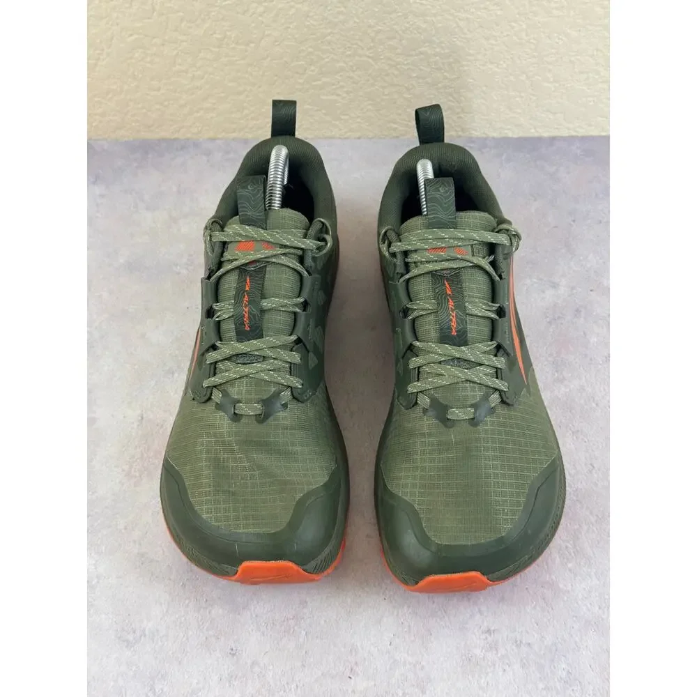 Altra Lone Peak 8 Shoes Mens Size 9 Dusty Olive Orange Trail AL0A85NC315 READ
